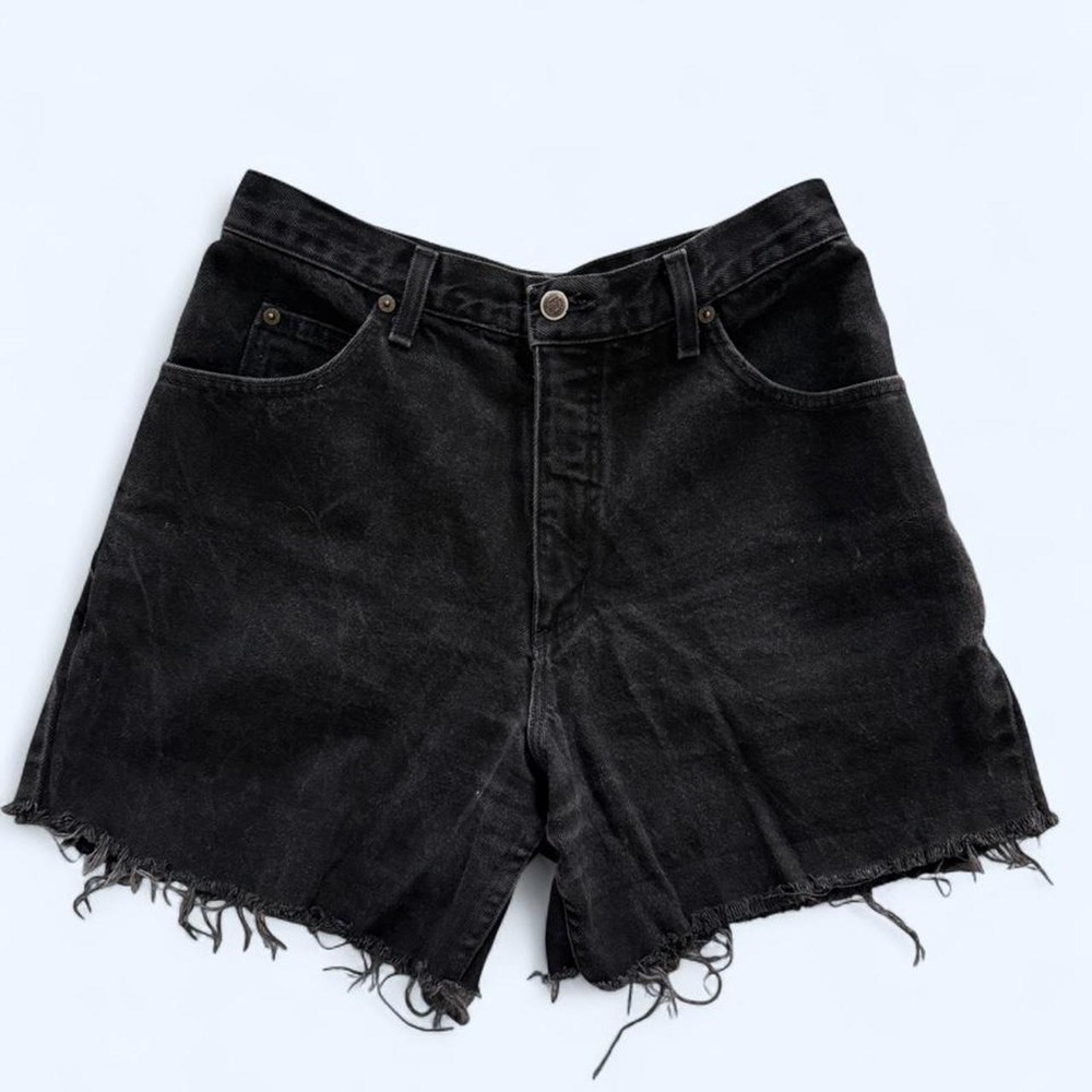 Vintage ZENA Black High Waist Shorts